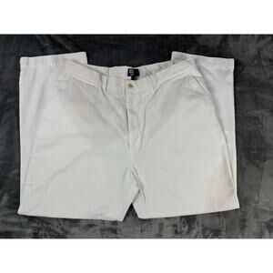 Men's 40/29 Polo Ralph Lauren Blue Tag  Prospect Pants - White Cotton